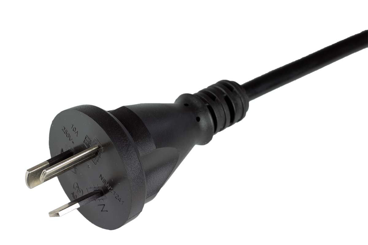 A01 Australia plug with earthing contact