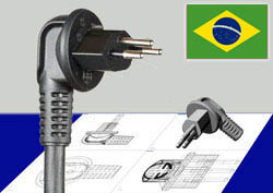 M09BR - Brasilien-Winkelstecker