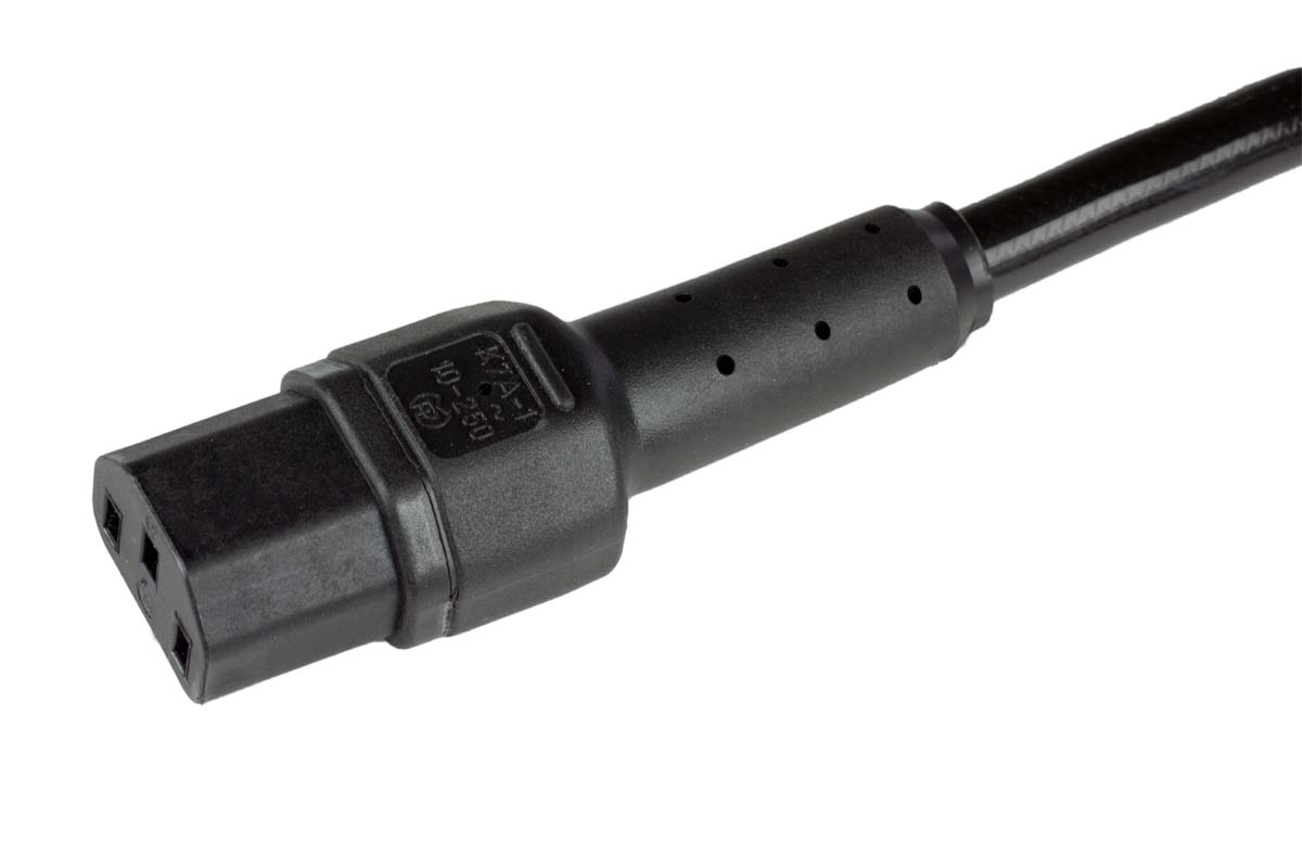 K7A-1/L appiance connector IEC with earthing contact
