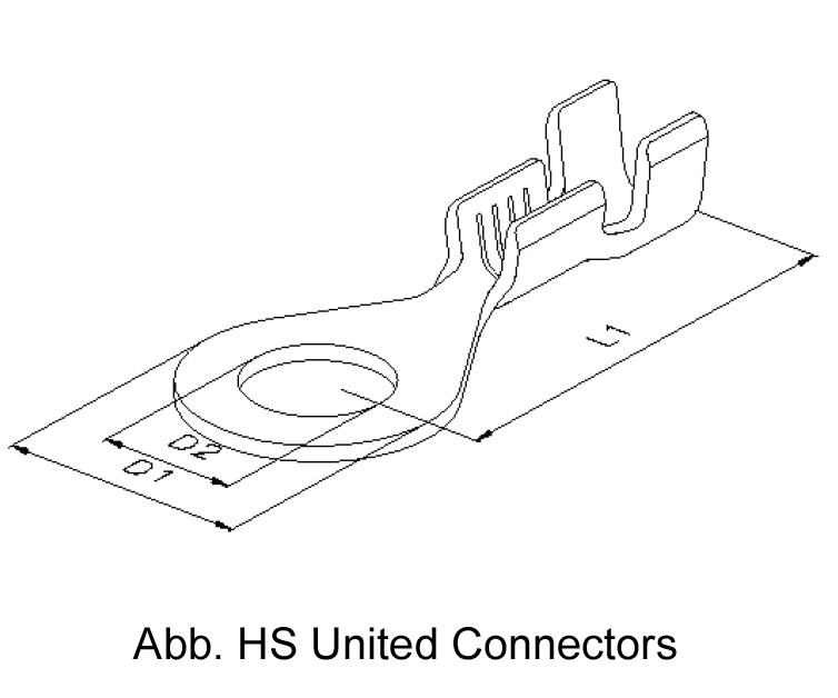 Ring cable lug M6